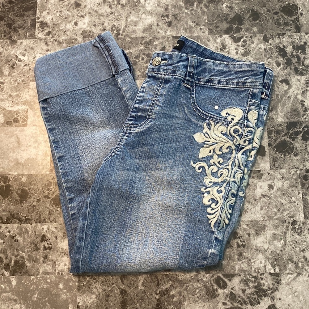 Vanilla Star Rolled Cuffed Jeans - Size 14
